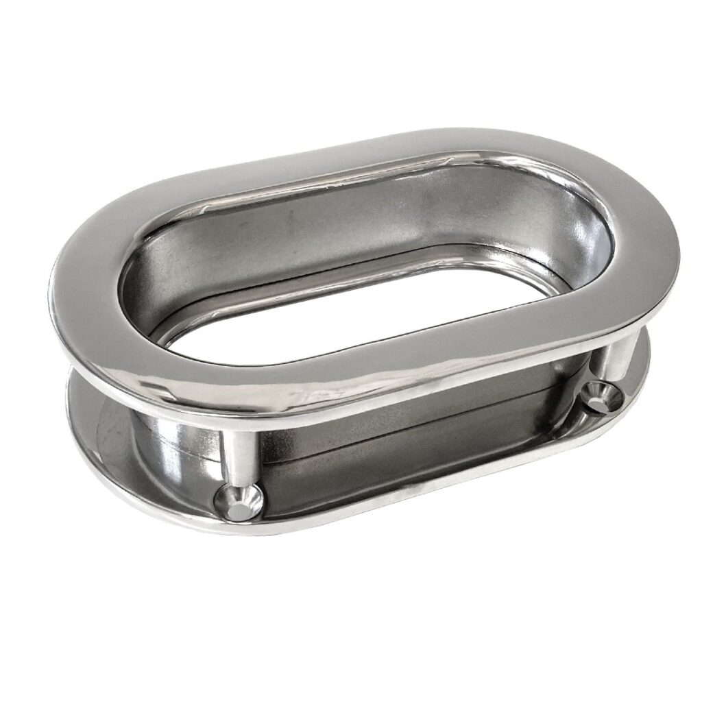 Double Sided Oval Hawse Pipe (No External Fittings)