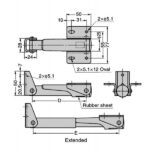 Aluminium Folding Bracket 2
