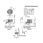 Flush Slam Latch Dimensions