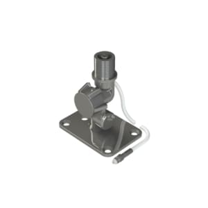 Pacific Aerials VHF/Cellular Fold Down Mount - Stainless Steel - White