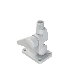 Fold Down Mount - Heavy Duty Nylon - White