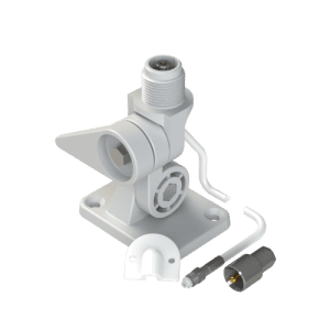 VHF/Cellular/AIS Fold Down Mount for SeaMaster Pro Antennas - White