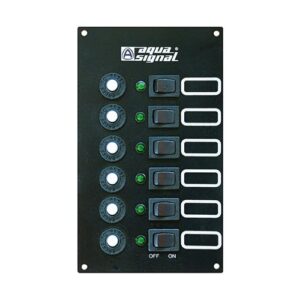 Aqua Signal 6 Switch Breaker Panel 12/24v