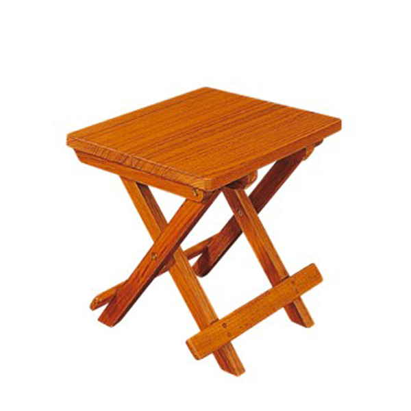 Solid Teak Folding Side Table - Biarritz (27.5 x 25.5cm)