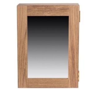 Teak Bathroom Cabinet with Mirror Door