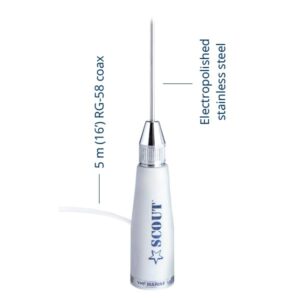 Motorboat VHF Antenna - 0.9m (Stainless Steel)