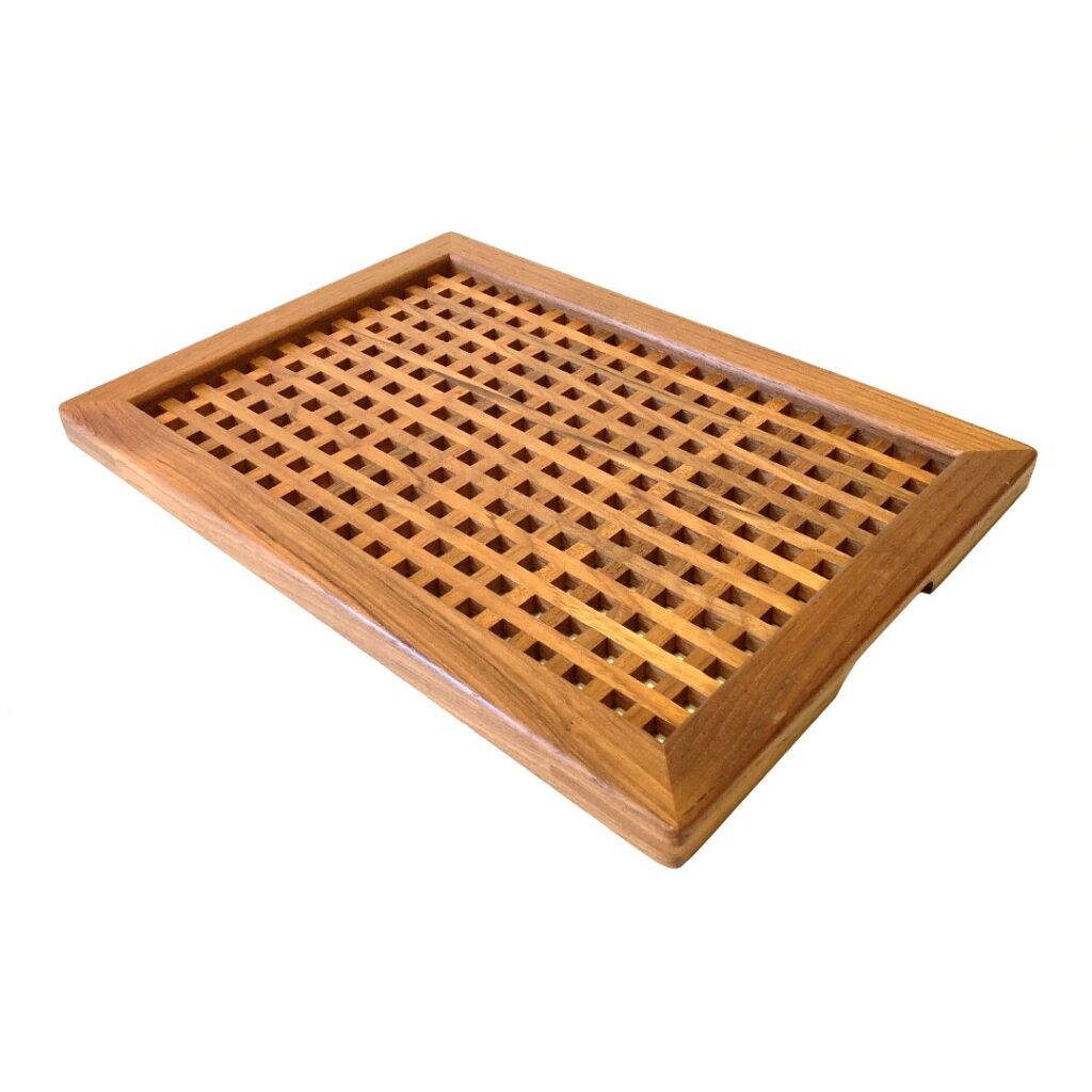 Solid Teak Skippers Grating Tray
