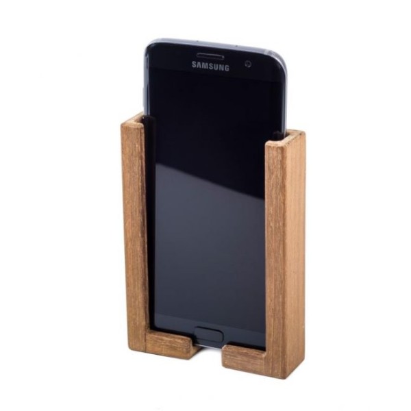 Solid Teak One Size Fits All Smart Phone Holder