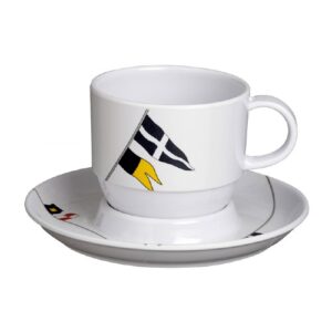 Regata Tea Cups & Saucers (Set of 6)