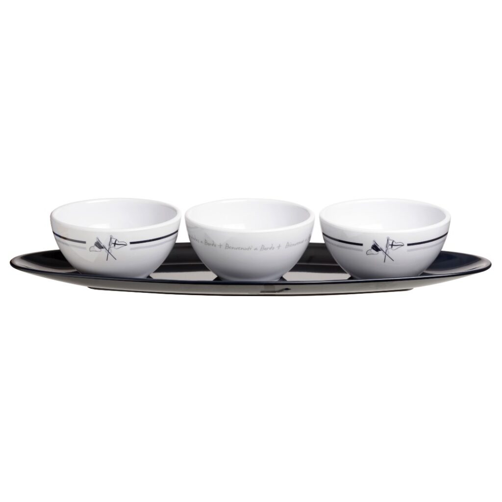 Welcome 4 Piece Snack Bowls