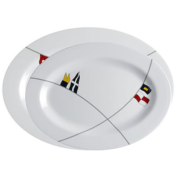 Regata Oval Serving Platters (Set of 2)