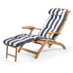 Solid-Teak-Cruise-Liner-Chair-with-Navy-White-Cushion
