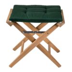 Solid-Teak-Directors-Chair-Un-Oiled-Green-Cushion-1