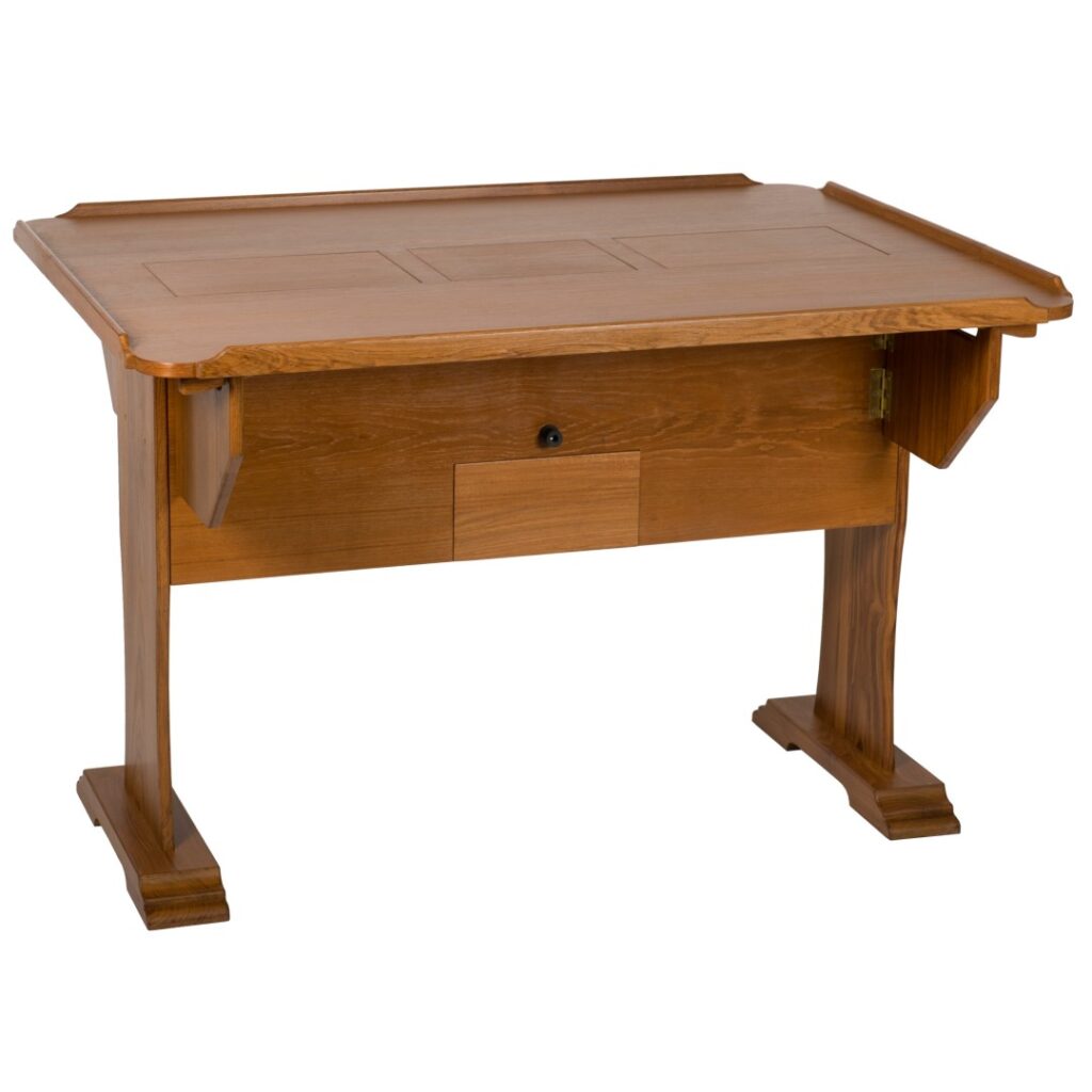 Solid Teak Traditional Table - Captain (112 x 84cm)