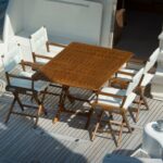 Solid-Teak-Folding-Table-Oiled-San-Remo-and-Directors-Chairs