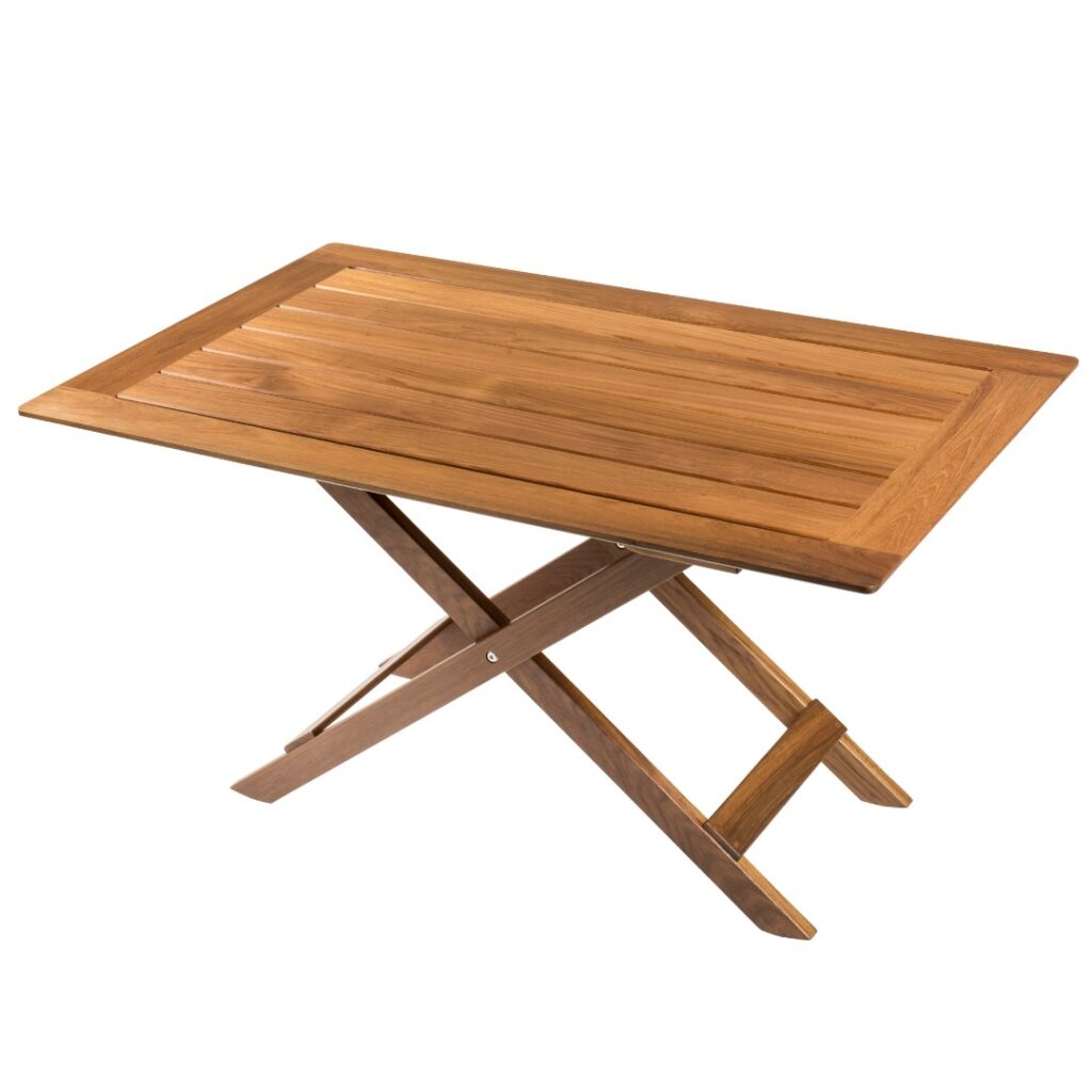 Solid Teak Folding Table - Stockholm (110 x 70cm)