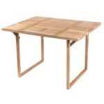 Solid-Teak-Folding-Table-Un-Oiled-Wicker