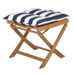 Solid-Teak-Footstool-with-Navy-White-Cushion