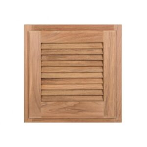 Louvered Door with Frame
