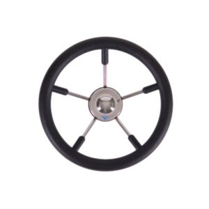 Stazo Stainless Steel Steering Wheel (Polyurethane Cover) - Type 12