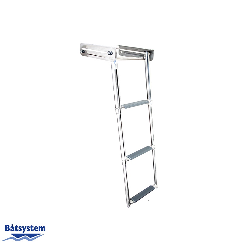 Stainless Steel 3 Step Telescopic Ladder with Lock