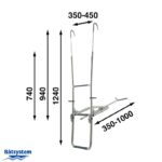 st130-3-Step-Bow-Ladder-measure