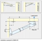 Aluminium Folding Bracket Dimensions